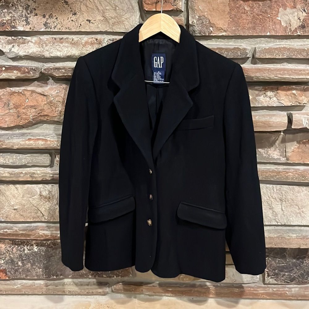 Gap Classic Wool and Angora Blend Single Breasted Blazer